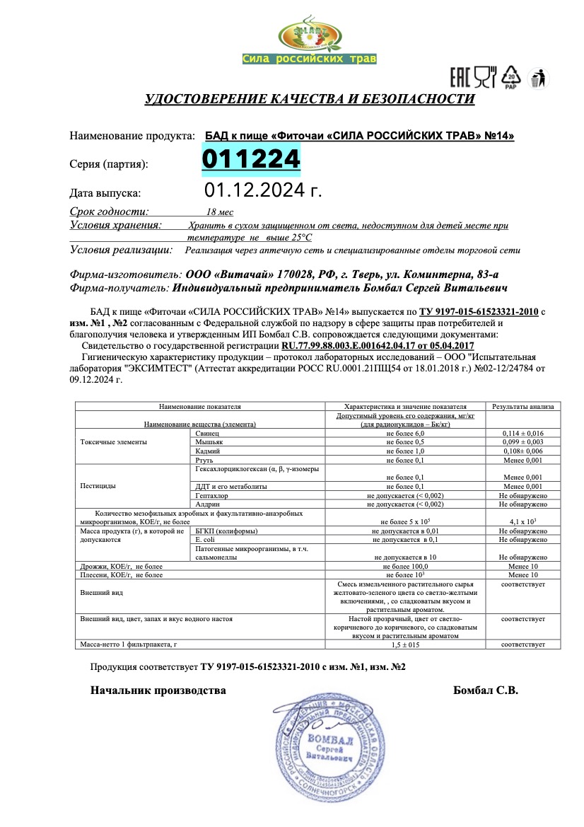 Паспорт №122024